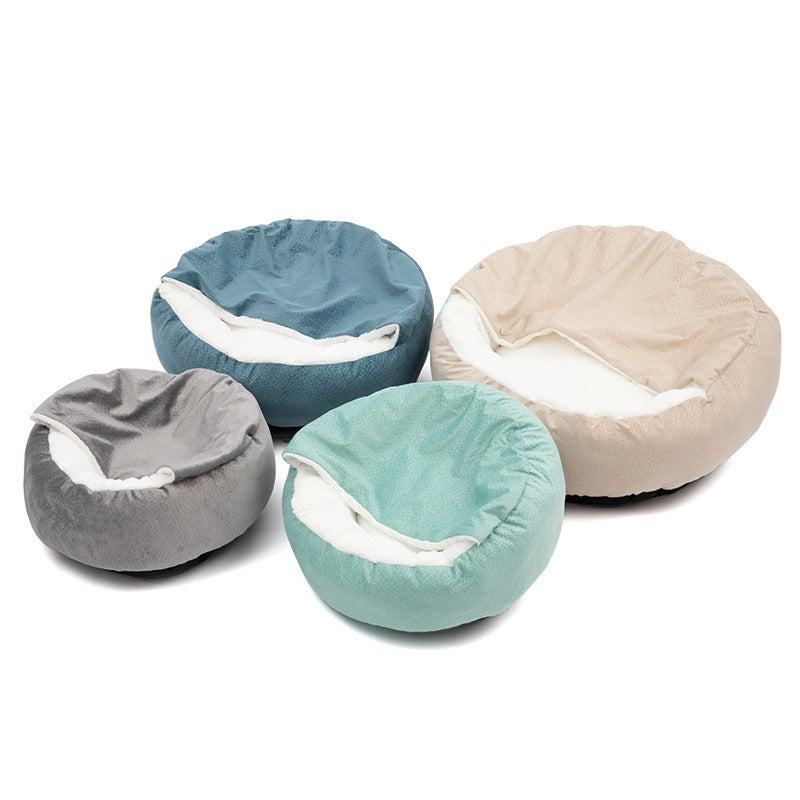 Cama Suave para Gatos — Peluche Ultra Suave, Lavable y Talla Completa