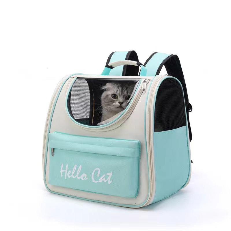 Mochila Transportín para Gatos — Resistente al Viento y Protección Solar