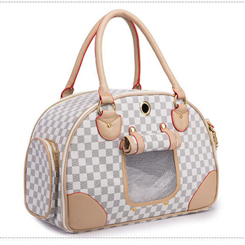 Bolsa Transportín para Gatos — Malla Transpirable y Asa de Viaje