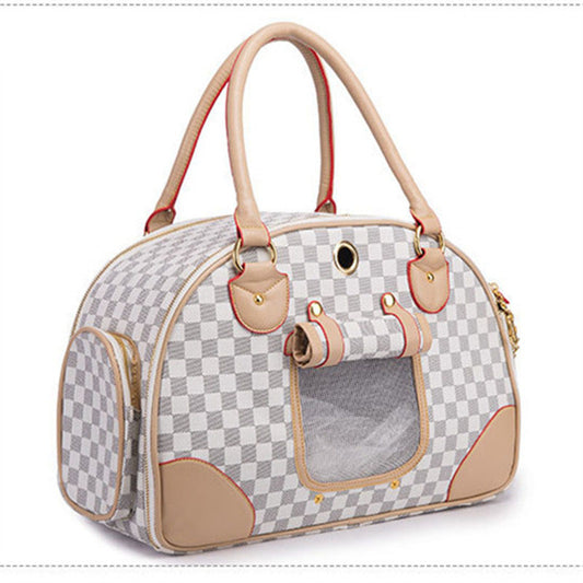 Bolsa Transportín para Gatos — Malla Transpirable y Asa de Viaje
