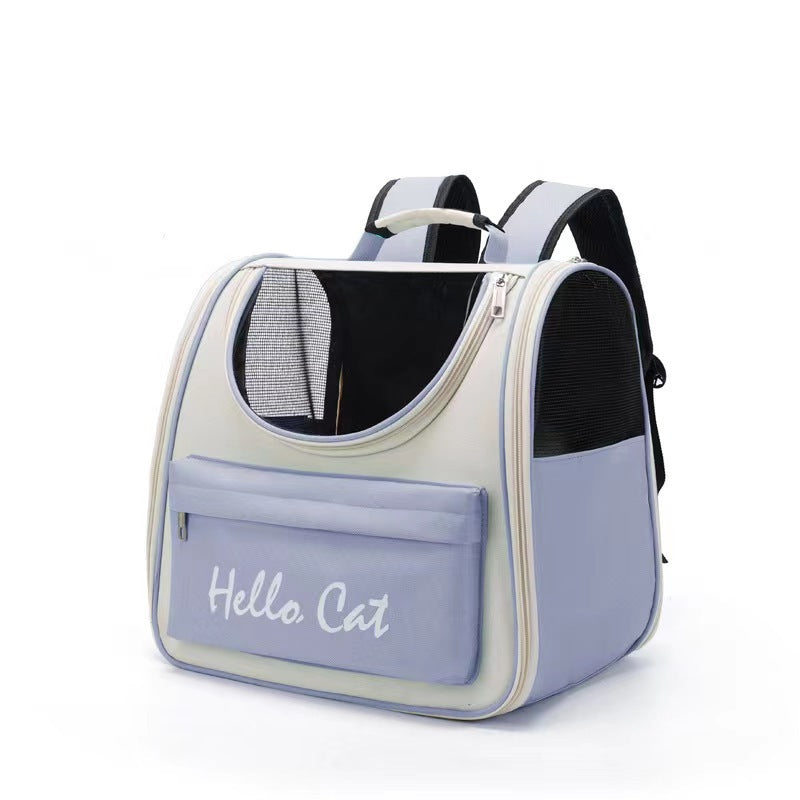 Mochila Transportín para Gatos — Resistente al Viento y Protección Solar