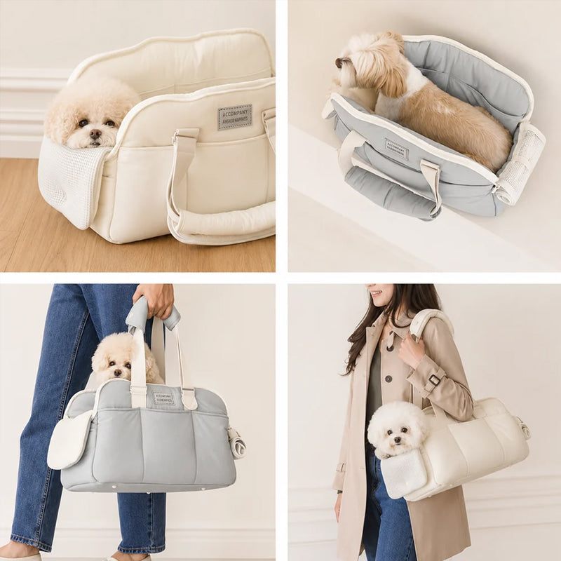 Transportín de Invierno para Gatos — Cálido, Transpirable y Gran Capacidad
