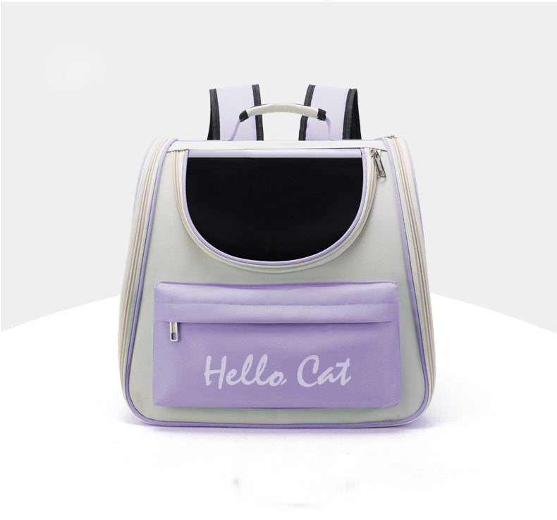 Mochila Transportín para Gatos — Resistente al Viento y Protección Solar
