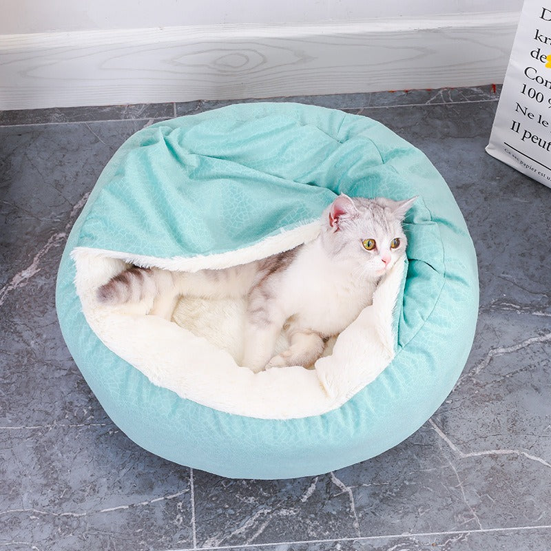 Cama Suave para Gatos — Peluche Ultra Suave, Lavable y Talla Completa