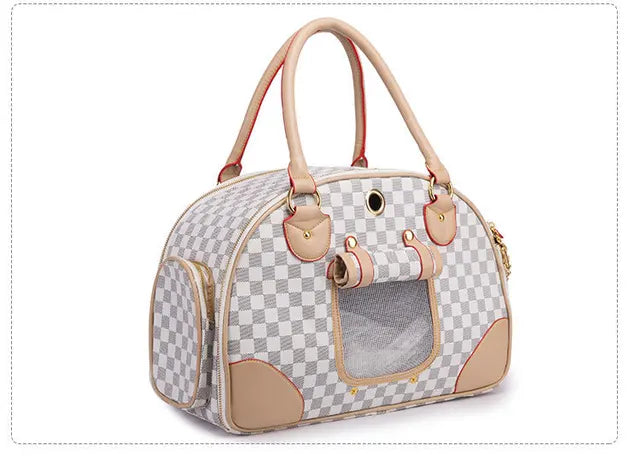 Bolsa Transportín para Gatos — Malla Transpirable y Asa de Viaje