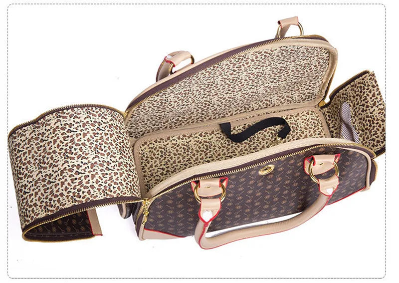 Bolsa Transportín para Gatos — Malla Transpirable y Asa de Viaje